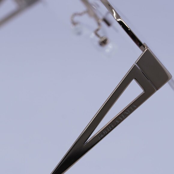 Bottega Veneta BV1067O 001 Eyeglasses Rose Gold 56mm Aviator Frame - Picture 8 of 10